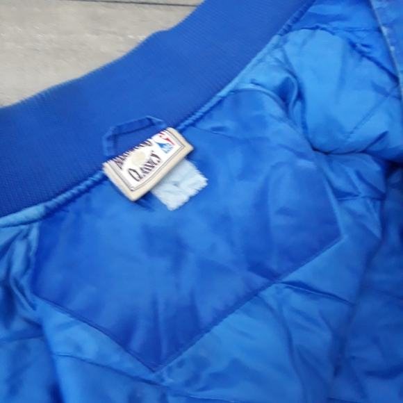 Hardwood Classic Majestic Sixers 7ers Jacket Sz XL - Picture 6 of 7